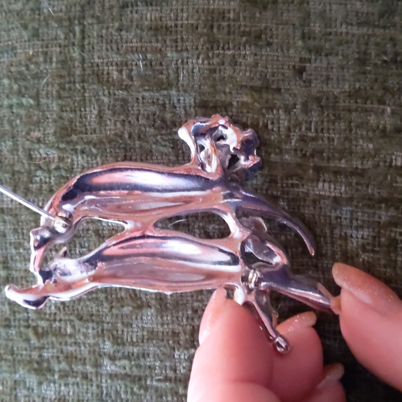 CORO* rare 1940's vintage rhinestone 2 cockatoo brooch. Enamel rhinestone - Picture 7 of 8